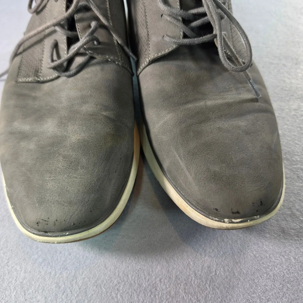Maddox Braxton Mens Grey Hybrid Oxford Sneakers Dress Shoes Size 10.5M